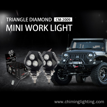 Hot Sale Truck Mini Led Work Light 3 Inch Round 16Led Work Light For Truck Atv Atv